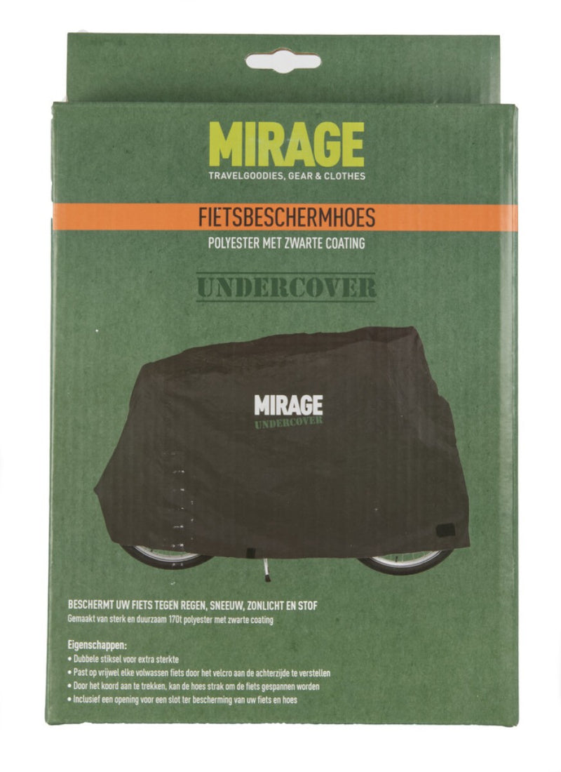Load image into Gallery viewer, Mirage undercover beschermhoes fiets 170d polyester, zwart
