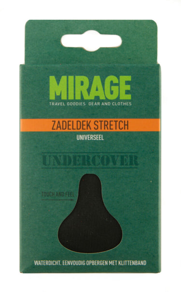 Zadeldek Mirage universeel - stretch nylon - zwart