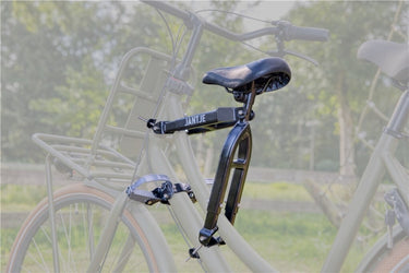 Voetsteunen Mirage met rubber riem inclusief framebuisklem