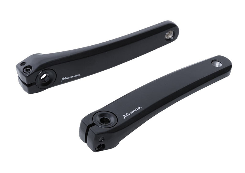 Load image into Gallery viewer, Miranda shimano steps delta s crankset 150mm zwart
