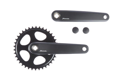 Miranda  classic crankstel 38t q:12 m disc, zilver