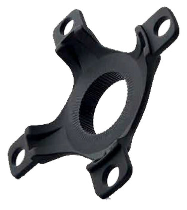Buzaglo miranda spider shimano bcd steek 104 4-gaats 51 mm. alu. zwart
