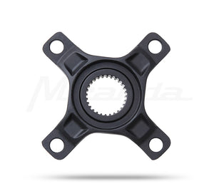 Miranda  yamaha spider 4-arm, bcd104 pw motor, aluminium, zwart