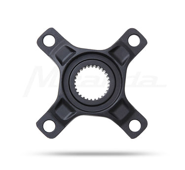 Miranda  yamaha spider 4-arm, bcd104 pw motor, aluminium, zwart