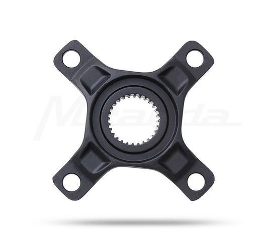 Miranda  yamaha spider 4-arm, bcd104 pw motor, alu, zwart