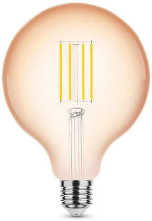 Enzo modee led globe g125 e27 4-28w 1800k filament amber dimbaar - led7490
