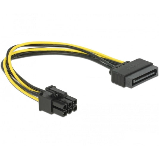 Delock 15-pin-sata > 6-pin pcie adapter