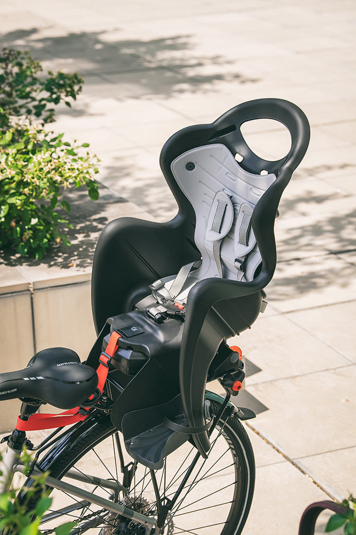 Load image into Gallery viewer, Fietsstoeltje achter Mr. Fox Luxe Easy Dream zwart
