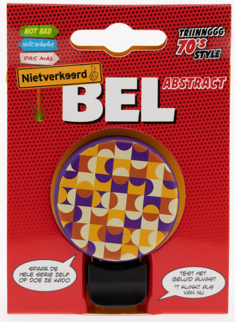 Load image into Gallery viewer, Nietverkeerd bel 70s 40mm abstract
