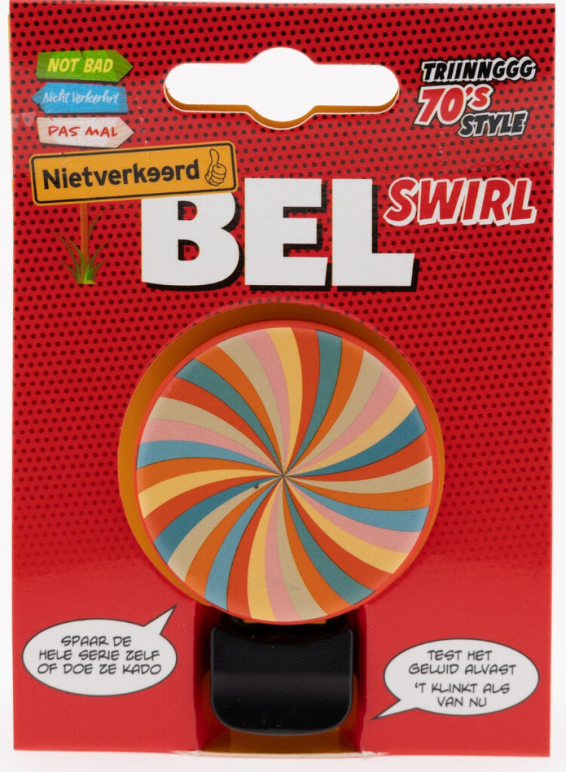 Load image into Gallery viewer, Nietverkeerd bel 70s 40mm swirl
