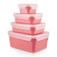 Tefal masterseal voorraaddozenset roze