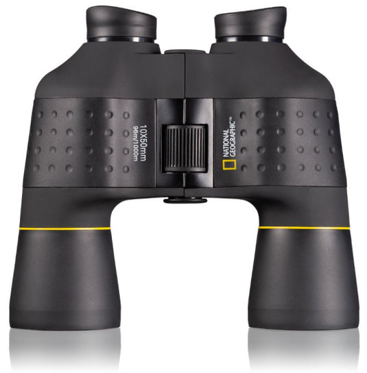 National geographic Verrekijker 10x50 Porro prisma staal zwart