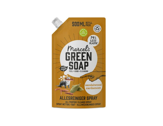 Marcel's green soap refill - allesreiniger spray - sandelhout kardemom - 500ml