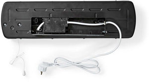 Nedis badkamer verwarming | 1200 w| x4 | grijs | 1 stuk - htba10gy - htba10gy