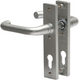 Nemef 3252 p beslag kortschild afgerond | d kruk-kruk | beslagset | geveerd | krukstift 8mm | f1 aluminium | pc72-pc72 - 9325216720