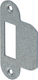 Nemef p1255 sluitplaat | messing 23.3x71.5mm afgerond| dr 1+2+3+4 - 9125590540