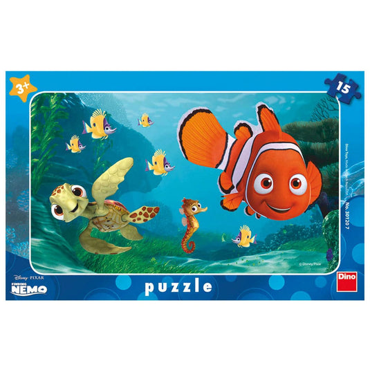 Dinotoys dino puzzel - disney pixar nemo frame puzzel - 15 stukjes