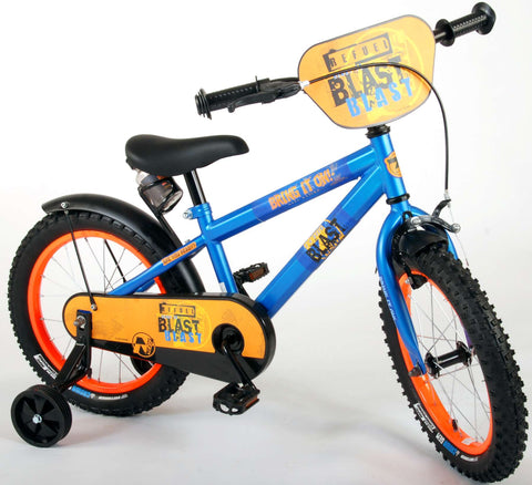 NERF Kinderfiets - Jongens - 16 inch - Satijn Blauw