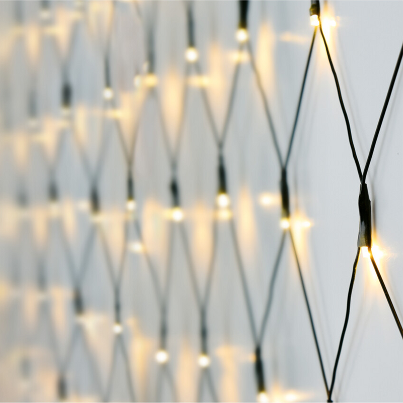 Load image into Gallery viewer, Netverlichting led warm wit 160 leds 1x2m
