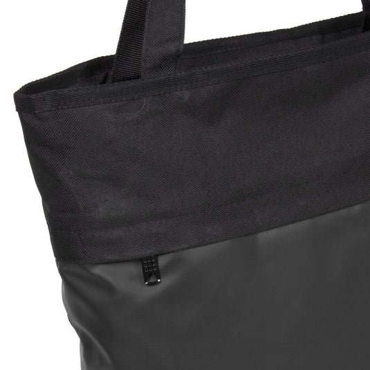 Bike carbon waterafstotende shopper fietstas 21l zwart