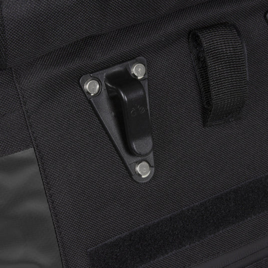 Bike carbon waterafstotende shopper fietstas 21l zwart