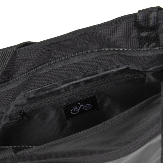 Load image into Gallery viewer, Bike carbon waterafstotende shopper fietstas 21l zwart
