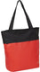 Bike carbon waterafstotende shopper fietstas 21l rood