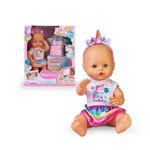 Nenuco unicorn birthday babypop 32cm