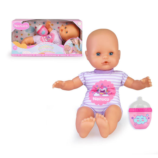Famosa nenuco babypop 32cm met rammelaar fles