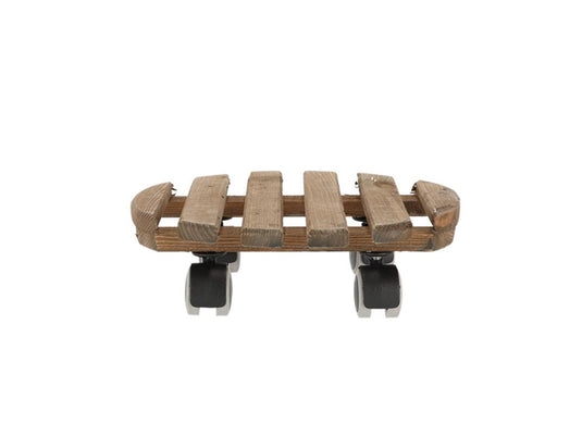 Esschert design plantentrolley bruin rond indoor ø29cm