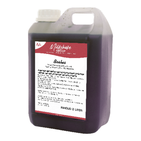 Nic milkshakesiroop bosbes (2 liter)