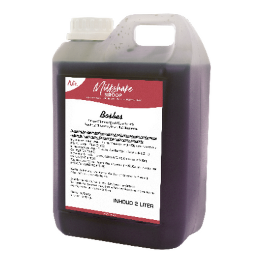 Nic milkshakesiroop bosbes (2 liter)