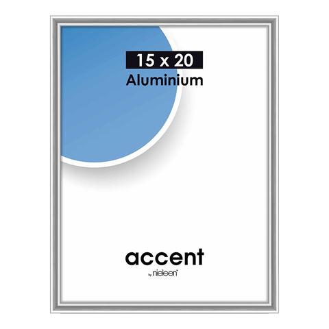 Load image into Gallery viewer, Nielsen Design Nielsen Fotolijst 51323 Accent Glanzend Zilver 15x20 cm
