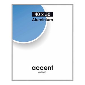 Nielsen design nielsen fotolijst 52523 accent glanzend zilver 40x50 cm