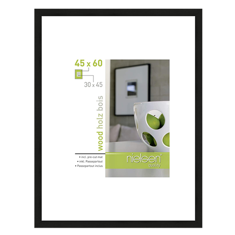 Load image into Gallery viewer, Nielsen Design Nielsen Fotolijst 8988055 Apollon Zwart 45x60 30x45 cm
