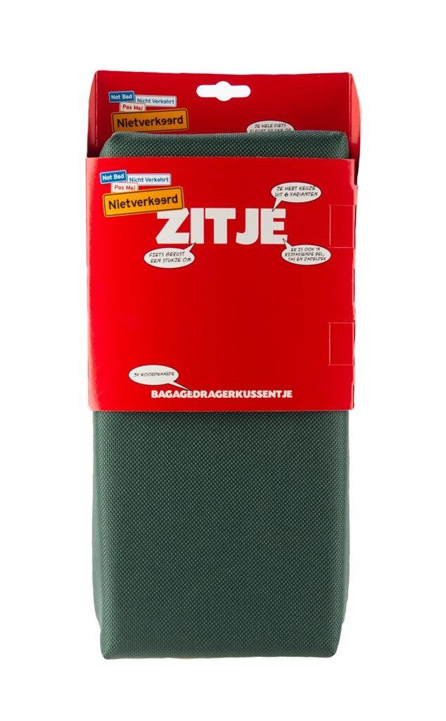 Load image into Gallery viewer, Nv zitkussen op drager donker groen
