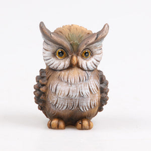 Cosydecor beeld uil xs 6,5x5,5x9cm beeld uil xs 6,5x5,5x9cm