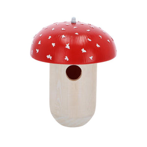 Esschert design nestkast vliegenzwam 18,0x14,0x22,8 cm hout kunststof
