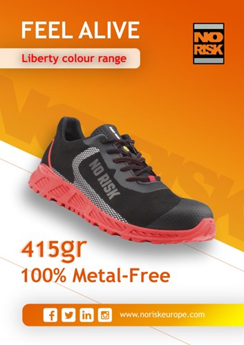 No risk red spider 1247.14 s3 | rood zwart | maat 39 - 00.071.049.39