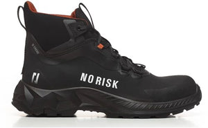 No risk x-treme mid black 1057.00 s3 | zwart | maat 45 - 5607421119455
