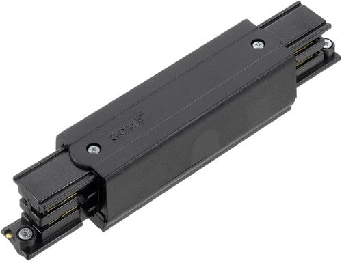 Afbeelding laden in galerijviewer, Nordic aansluitstuk tbv.rail zwart midden 3-fas 5050023
