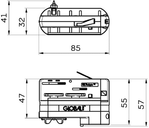 ギャラリービューアに画像をロードする, Nordic rail voedingsadapter wit 5050428
