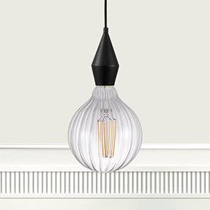 Enzo nordlux led globe g125 e27 2-15w 2200k avra helder gestreept - 2760320