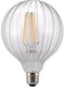 Enzo nordlux led globe g125 e27 2-15w 2200k avra helder gestreept - 2760320