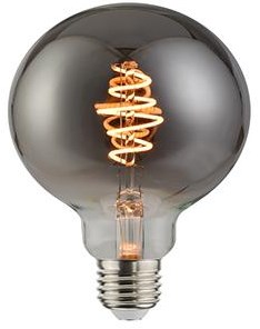 Enzo nordlux led globe g125 e27 5-15w 1800k filament spiraal grey dimbaar - 2760140