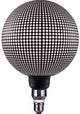 Enzo nordlux led globe g200 e27 5-10w 2700k magician stippen zwart - 2760450