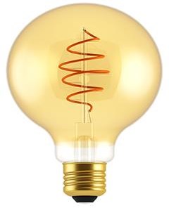 Afbeelding laden in galerijviewer, Enzo nordlux led globe g200 e27 8,5-48w 2000k filament spiraal gold dimbaar - 2760210
