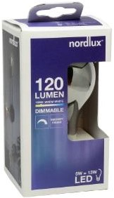Enzo nordlux led gls e27 5-13w 1800k filament spiraal grey dimbaar - 2760060