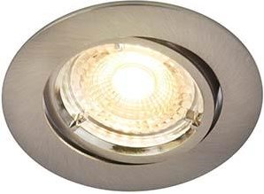Enzo nordlux led inbouwspot carina smart light rond nickel geschuurd gu10 4,7w - 4806220