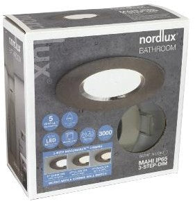 Chargez l'image dans la visionneuse de la galerie, Enzo nordlux led inbouwspot mahi 8,5w geschuurd chroom ip65 - 4801476
